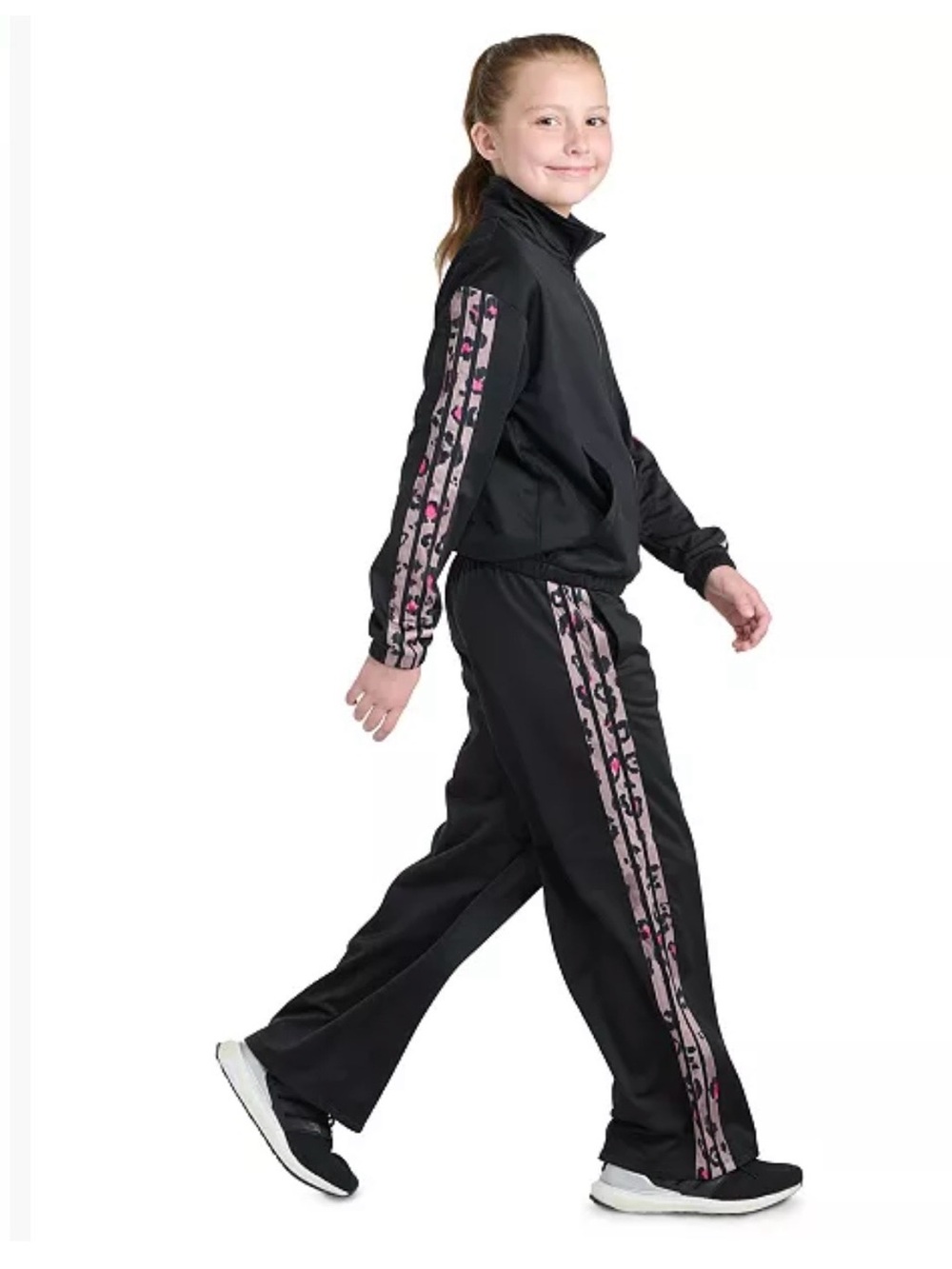 Adidas wide leg 2 piece set girls XL size 14